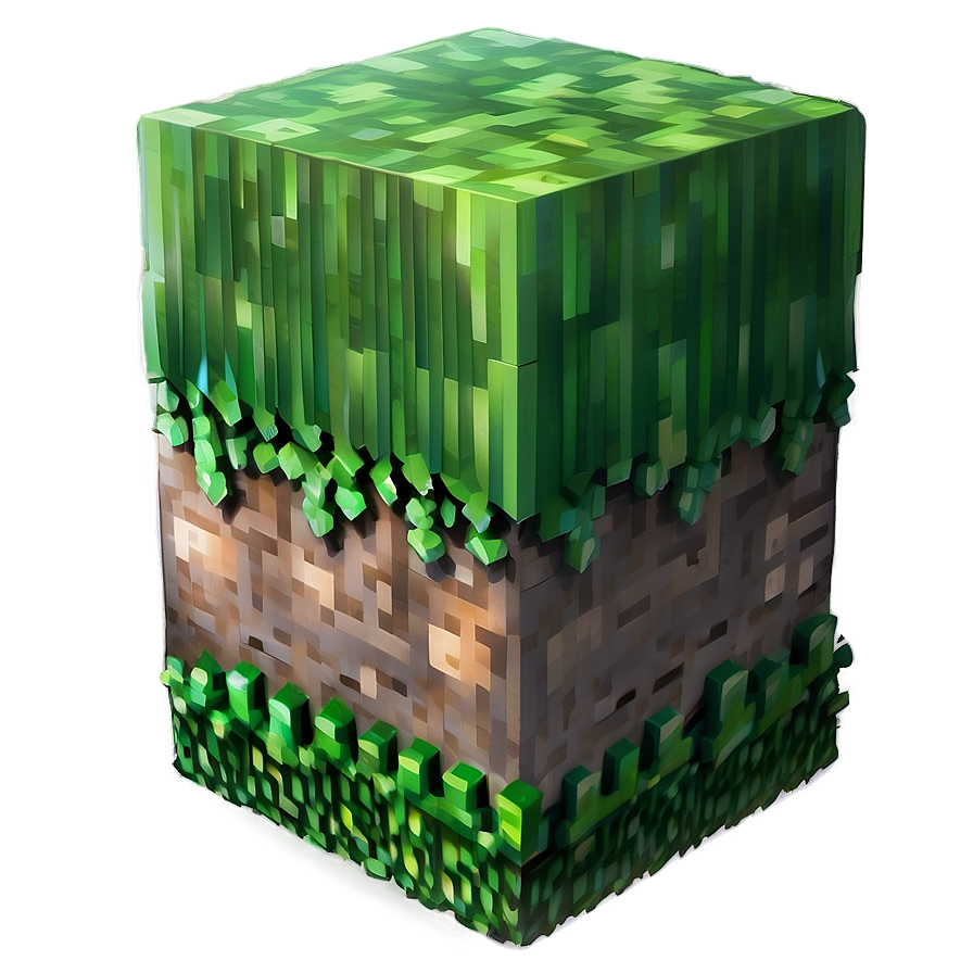 Detailed Minecraft Grass Block Png Dpa73 | PNGimages.com