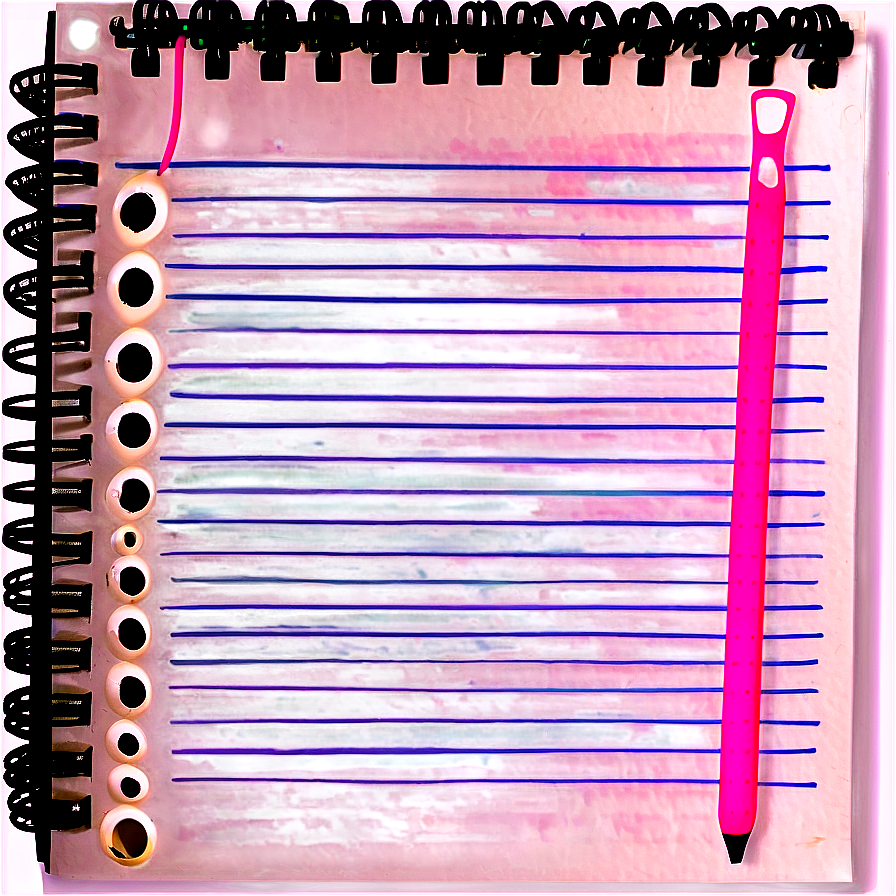 Detailed Notebook Paper Png 98 PNG Image