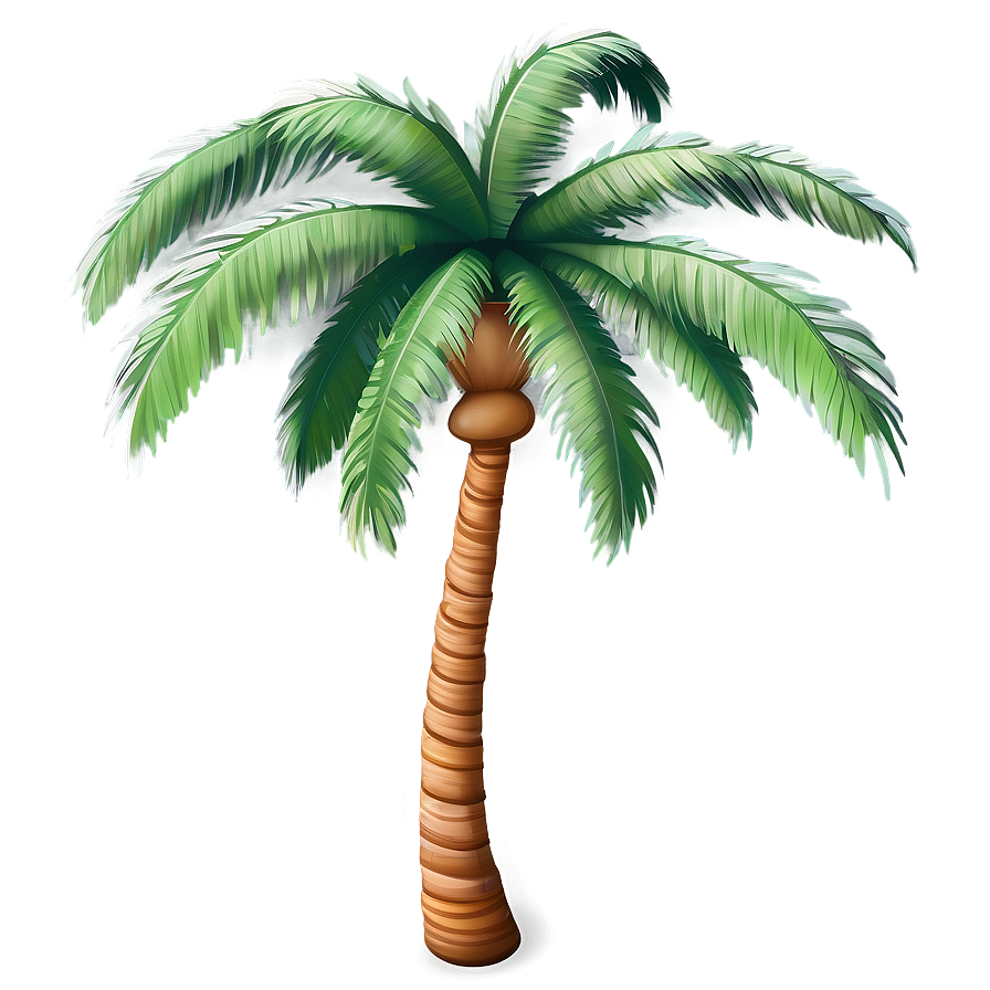 Detailed Palm Tree Emoji Png 19 PNG Image