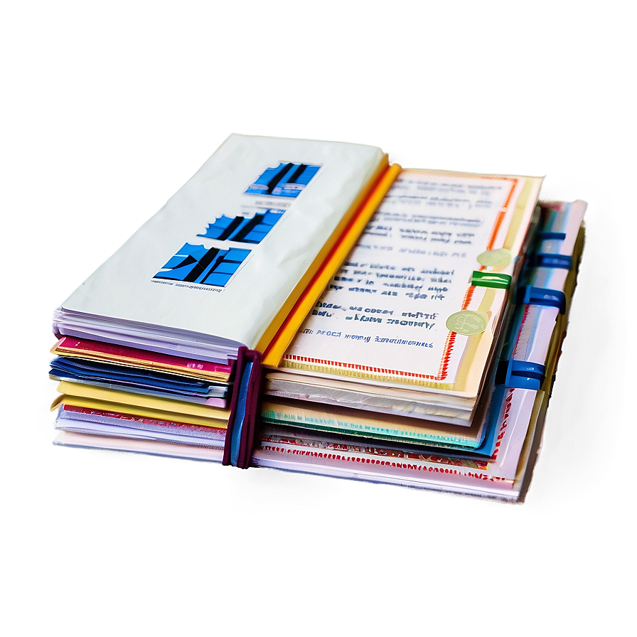 Detailed Paper Stack Png Iqi90 PNG Image