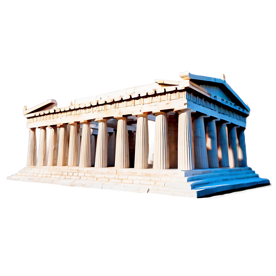 Detailed Parthenon Drawing Png Djj PNG Image