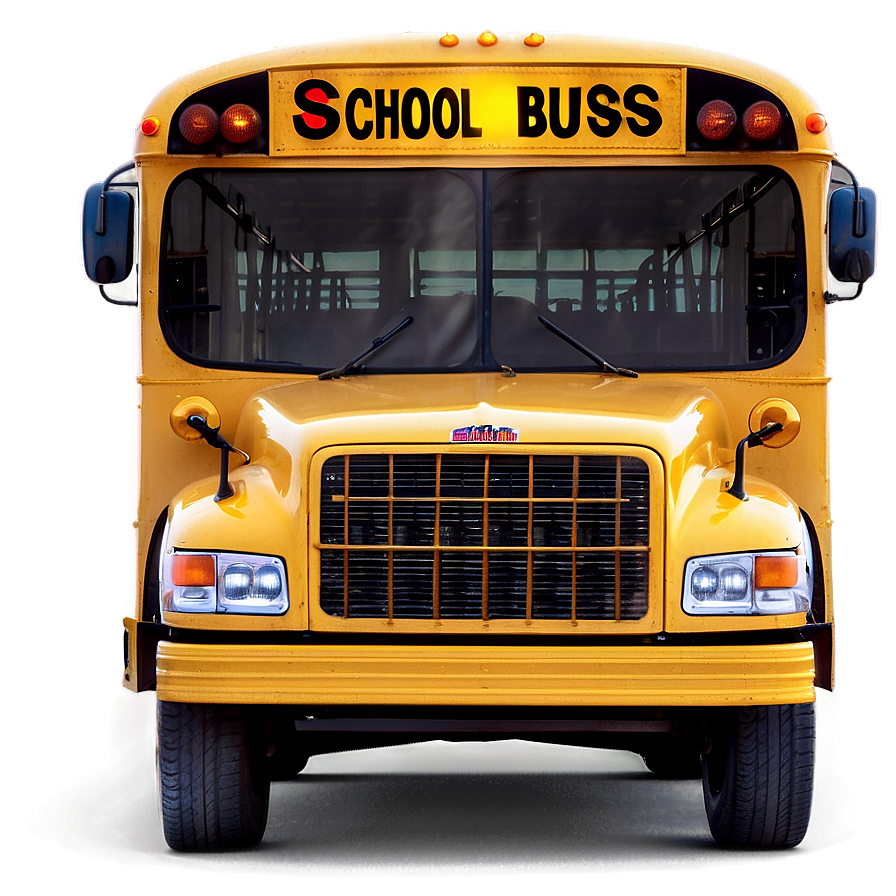 Detailed School Bus Blueprint Png Lsf30 PNG Image