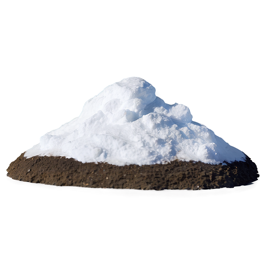 Detailed Snow Pile Png Euo PNG Image