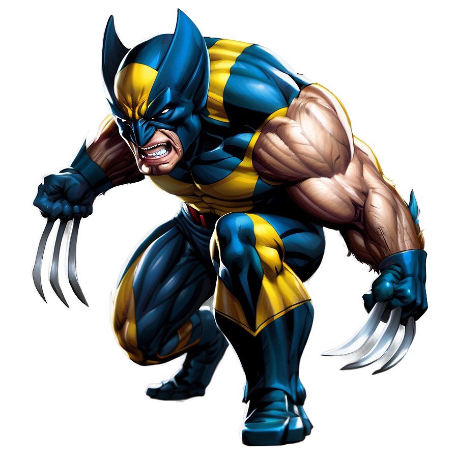 Detailed Wolverine Sketch Png 05212024 PNG Image