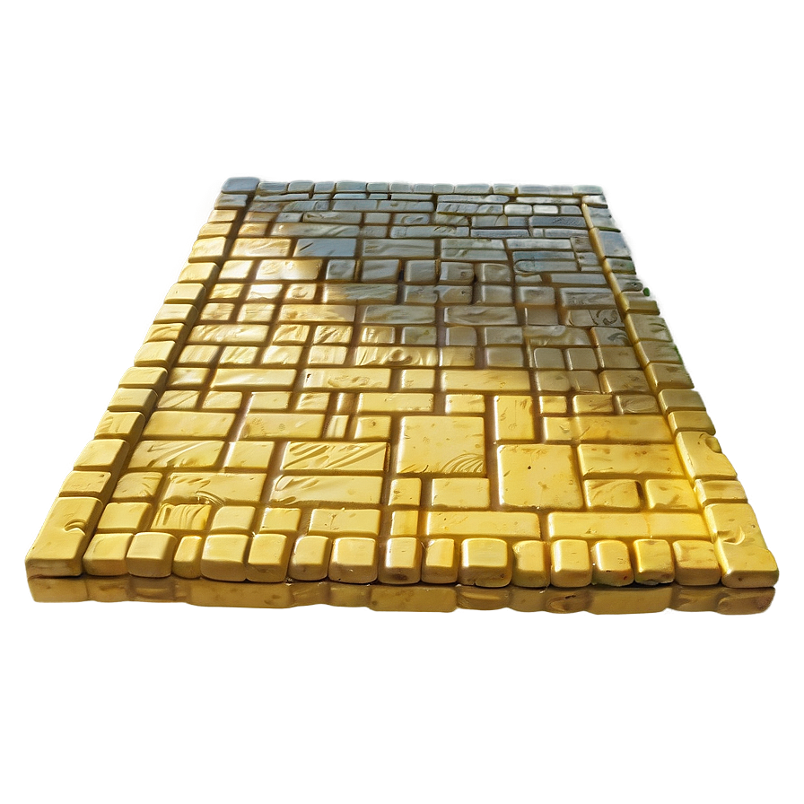 Detailed Yellow Brick Road Artwork Png 40 PNG Image