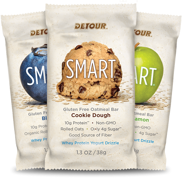 Detour Smart Gluten Free Oatmeal Bars PNG Image