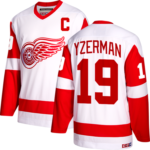 Detroit Red Wings Yzerman Jersey PNG Image