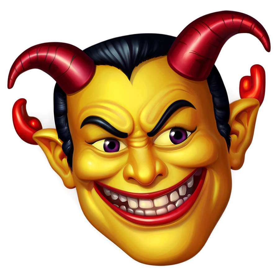 Devil Emoji Clipart Png 05252024 PNG Image