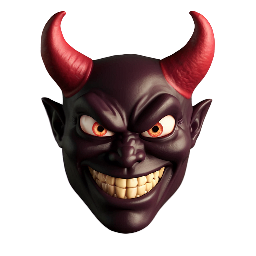 Devil Emoji For Halloween Png Qqr PNG Image