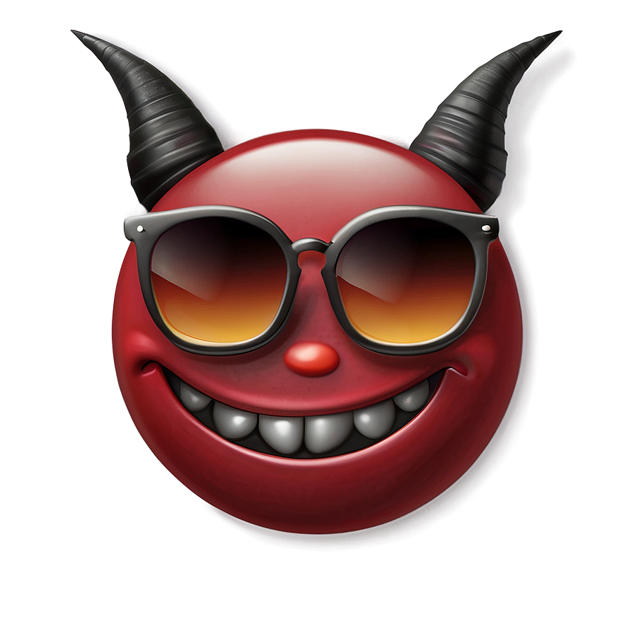 Devil Emoji With Sunglasses Png 70 | PNGimages.com