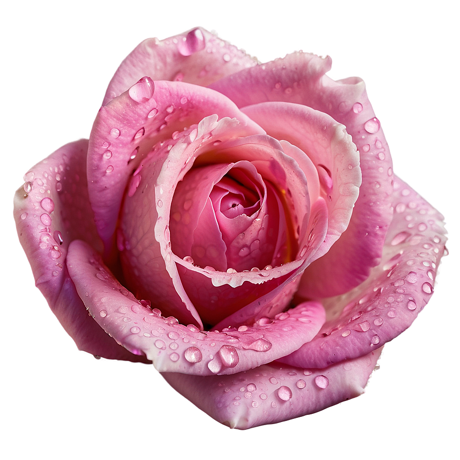 Dewy Pink Rose Png 05242024 PNG Image