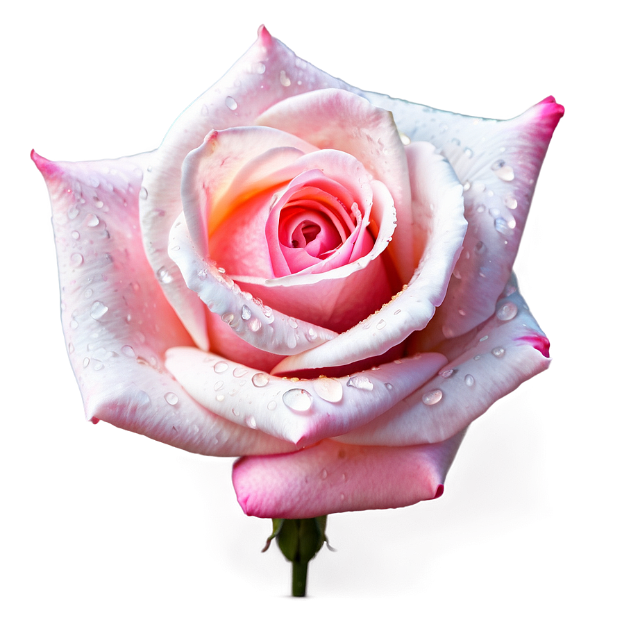 Dewy Pink Rose Png 16 PNG Image