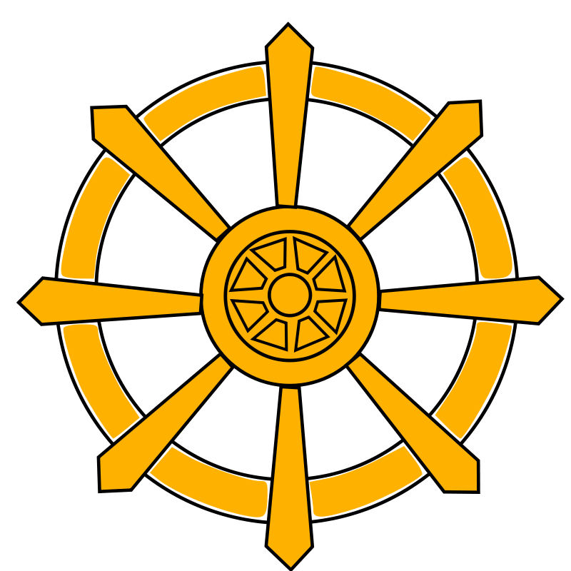 Dharmachakra Symbol Buddhism PNG Image