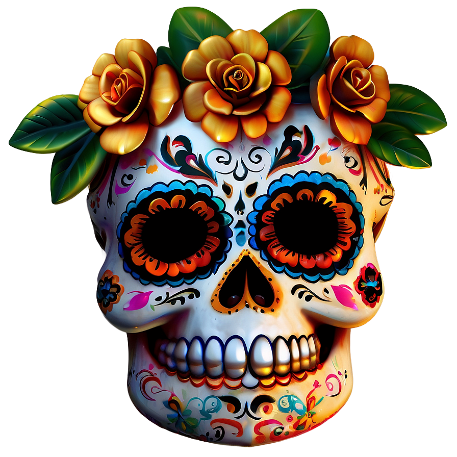 Dia De Los Muertos Calavera Decorations Png 46 PNG Image