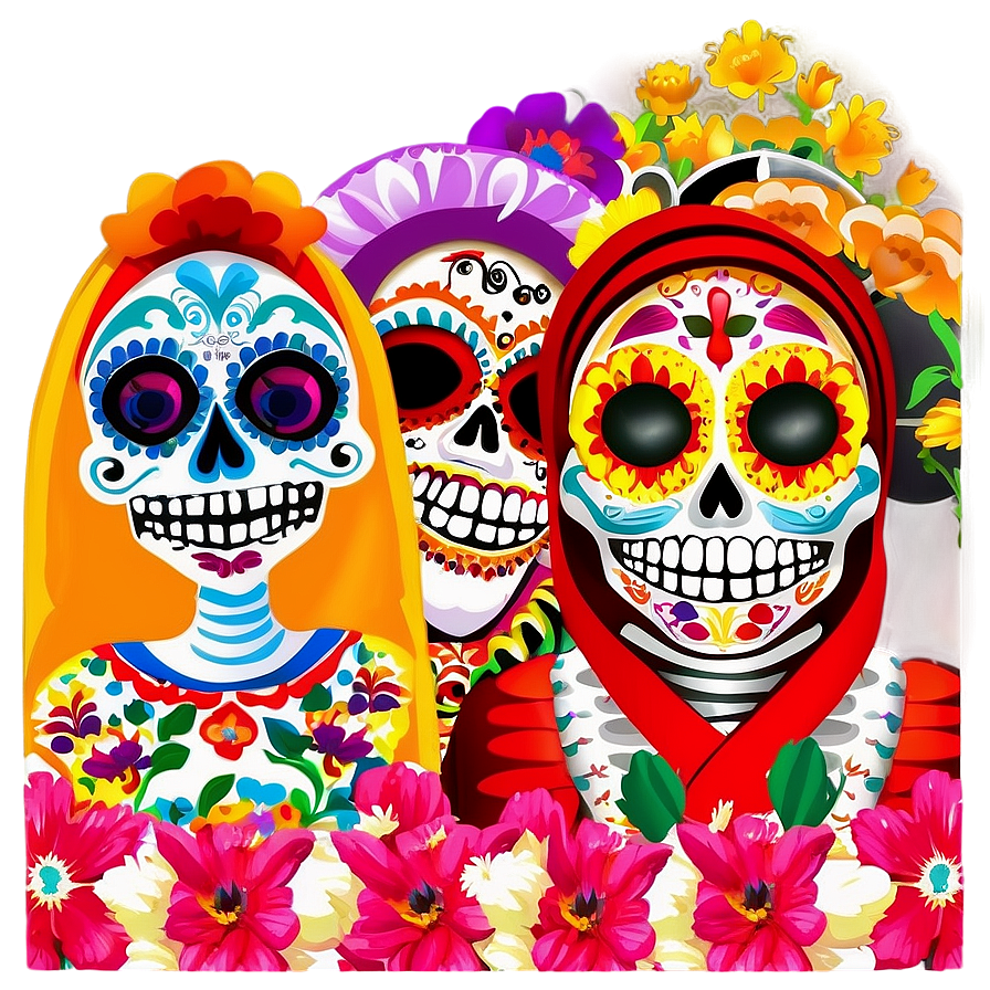 Dia De Los Muertos Commemorative Parades Png 06112024 PNG Image