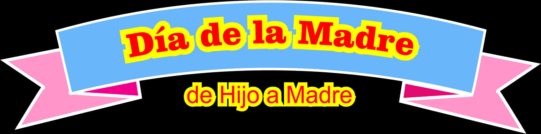 Diadela Madre Banner PNG Image