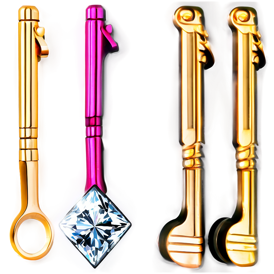 Diamond Encrusted Keys Png 24 PNG Image