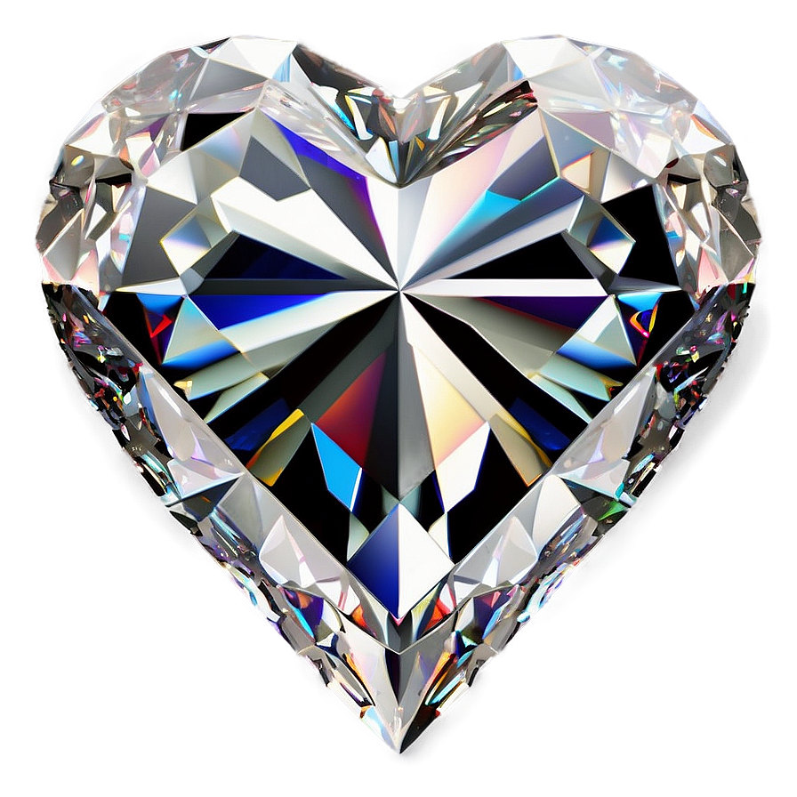 Diamond Heart C PNG Image