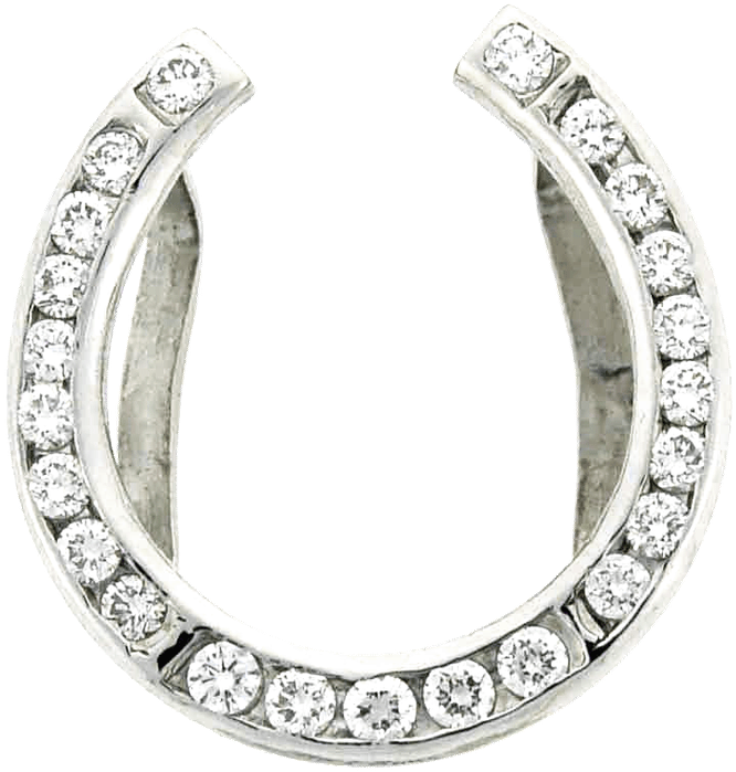 Diamond Hoop Earrings Silver PNG Image