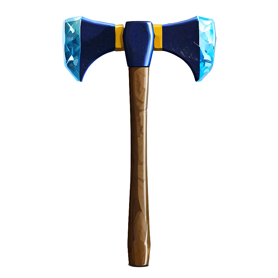 Diamond Pickaxe Breaking Blocks Png 33 PNG Image