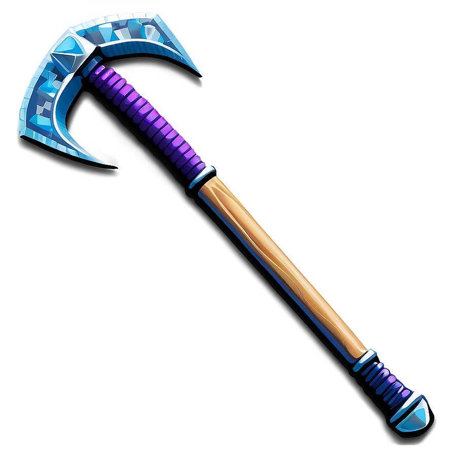 Diamond Pickaxe Game Icon Png 21 PNG Image