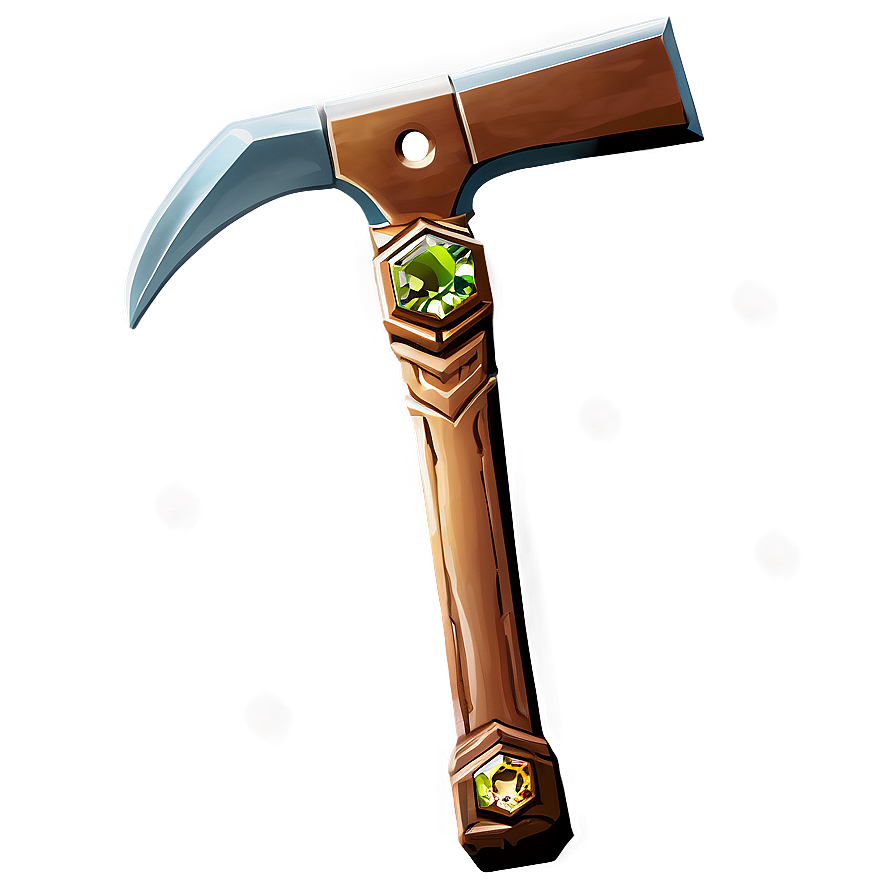 Diamond Pickaxe On Stone Background Png 06122024 PNG Image