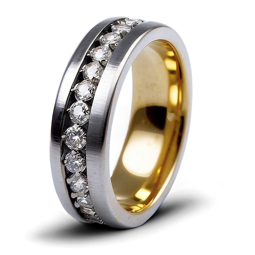 Diamond Wedding Band Png Alh49 PNG Image