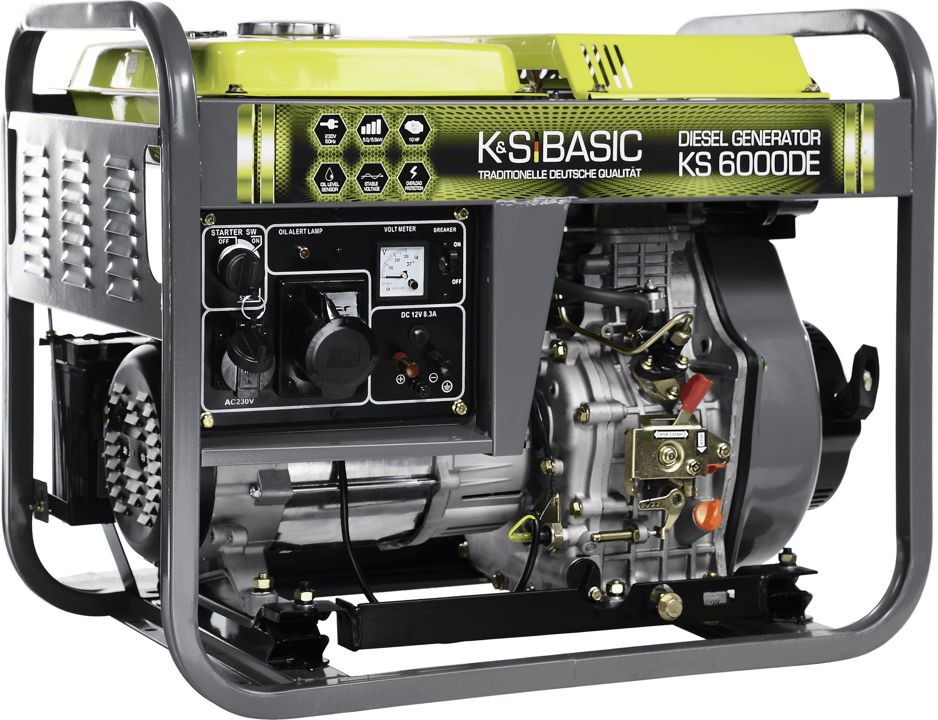 Diesel Generator K S6000 D E Basic PNG Image