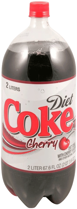 Diet Cherry Coke Bottle2 Liters PNG Image