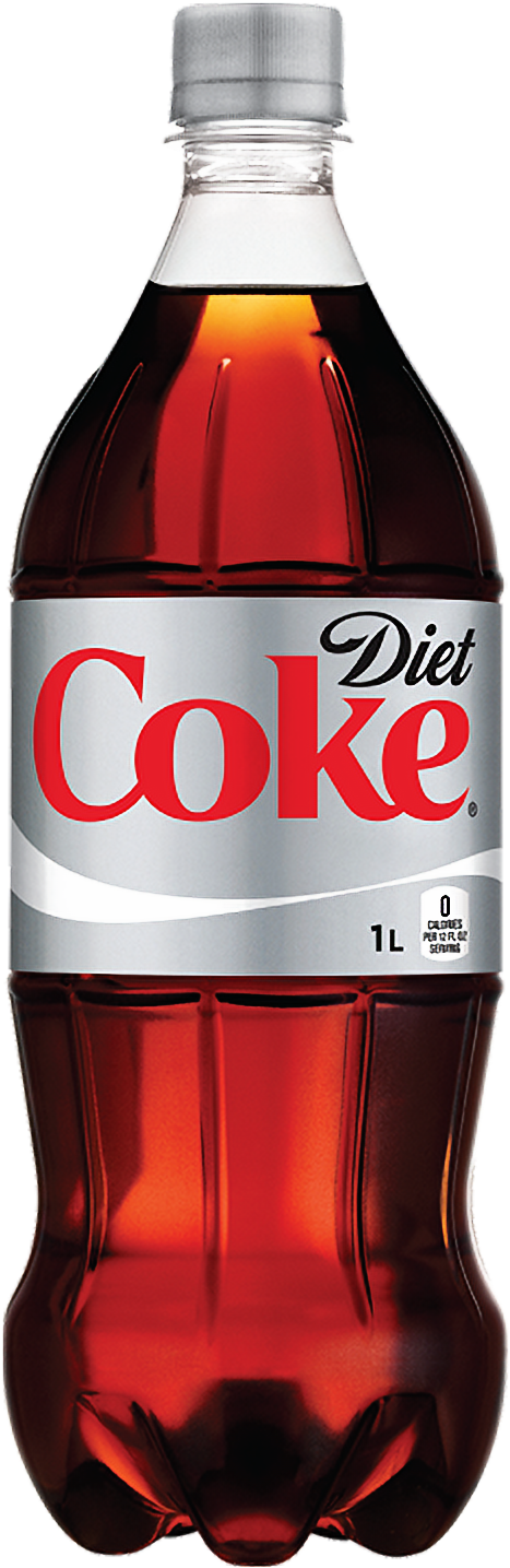 Diet Coke Bottle1 L PNG Image