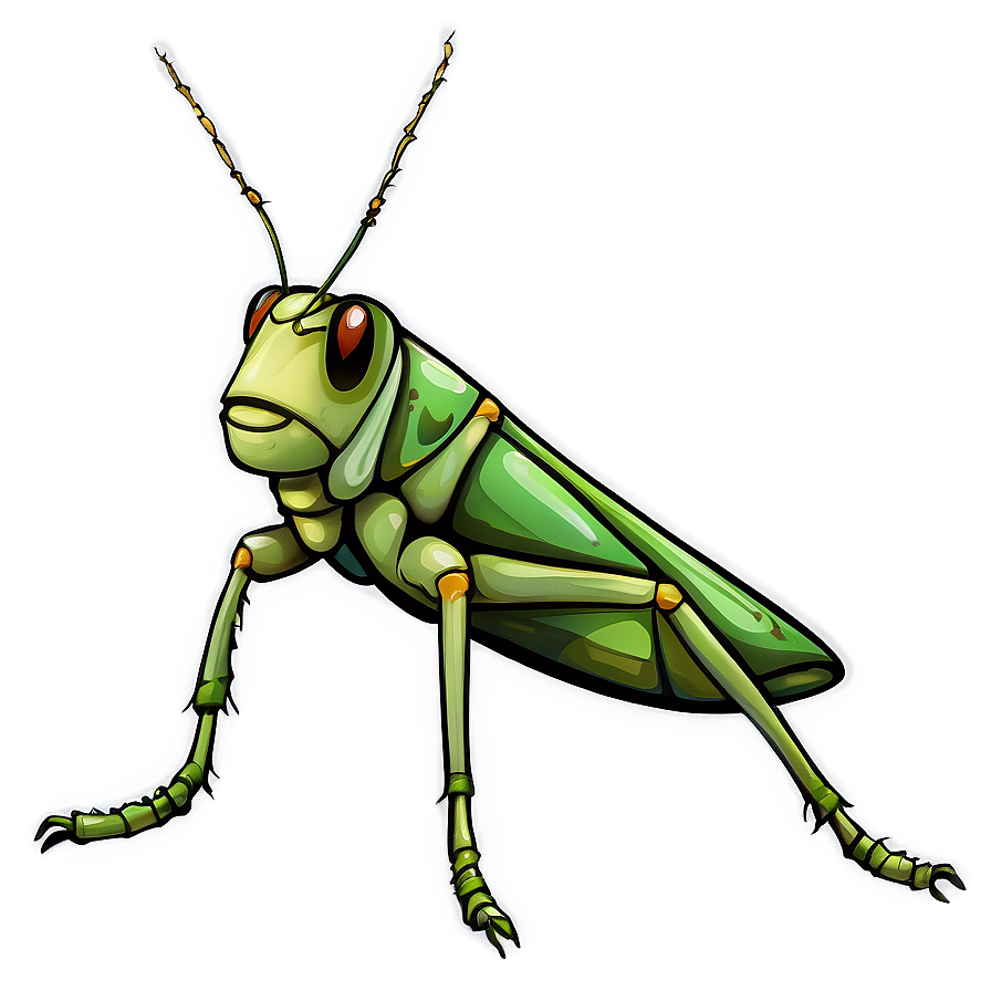 Digital Art Grasshopper Png 06122024 PNG Image