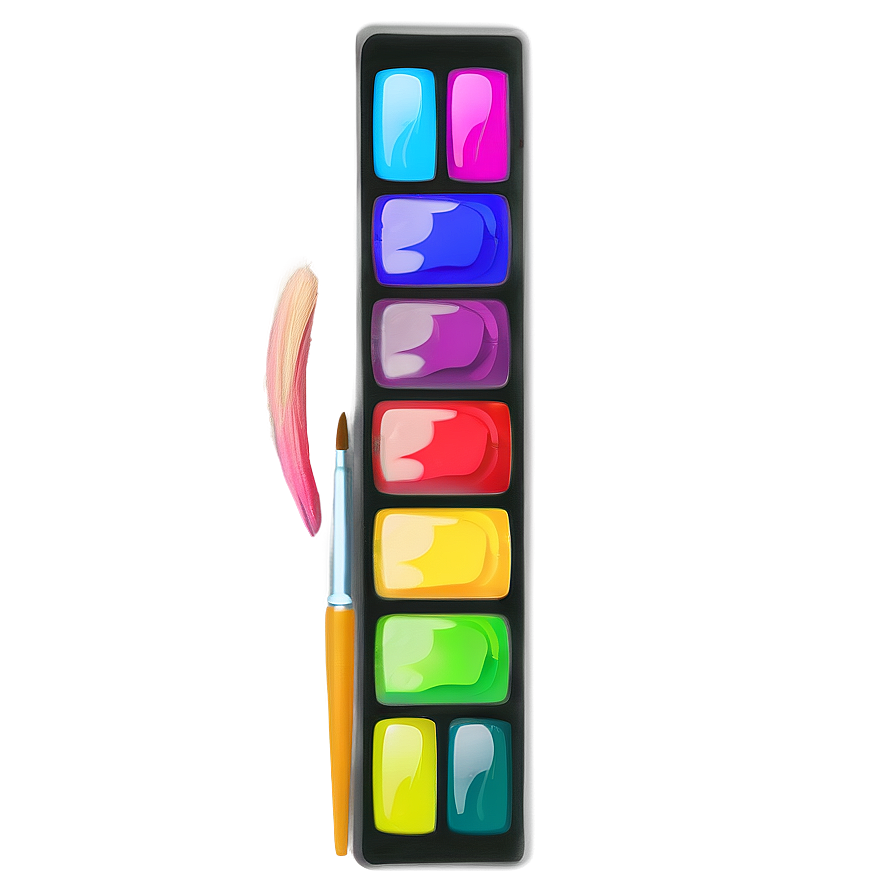 Digital Art Palette Png Gut60 PNG Image