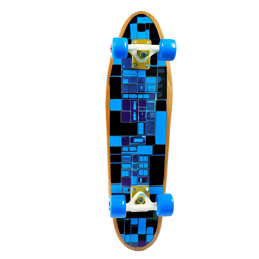 Digital Art Skateboard Png 05212024 PNG Image