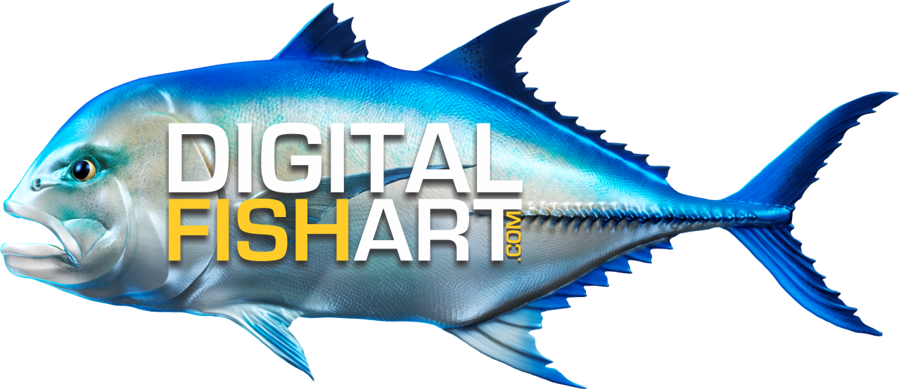 Digital Artistic Tuna Fish PNG Image