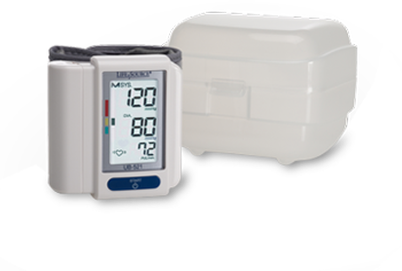 Digital Blood Pressure Monitorwith Cuff PNG Image