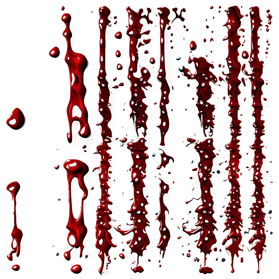 Digital Blood Spatter Png Ysb PNG Image