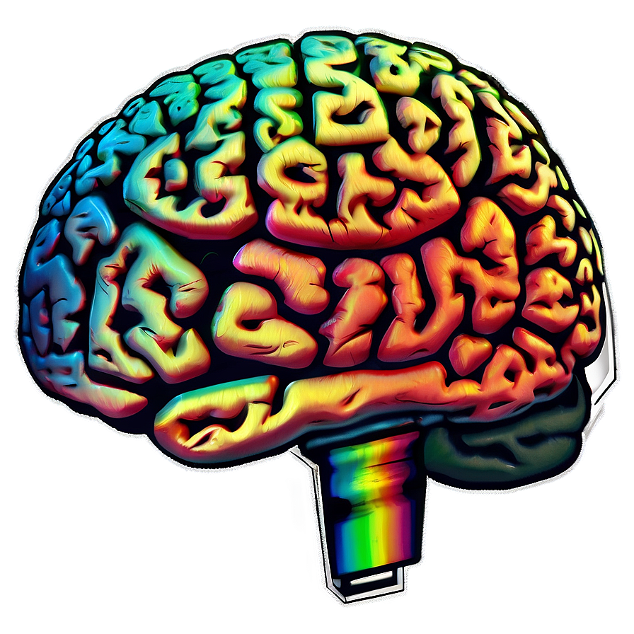 Digital Brain Graphic Png Aiy PNG Image