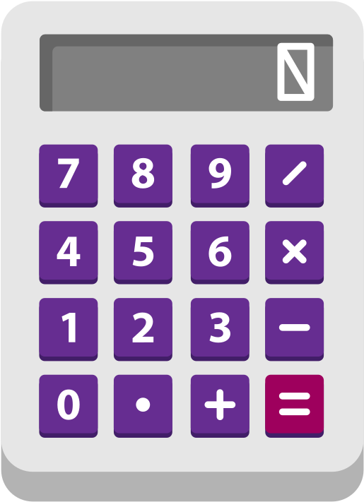 Digital Calculator Icon PNG Image