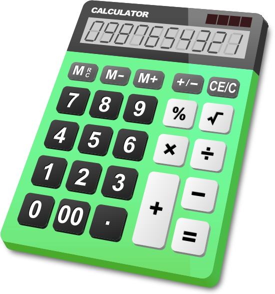 Digital Calculator Icon PNG Image