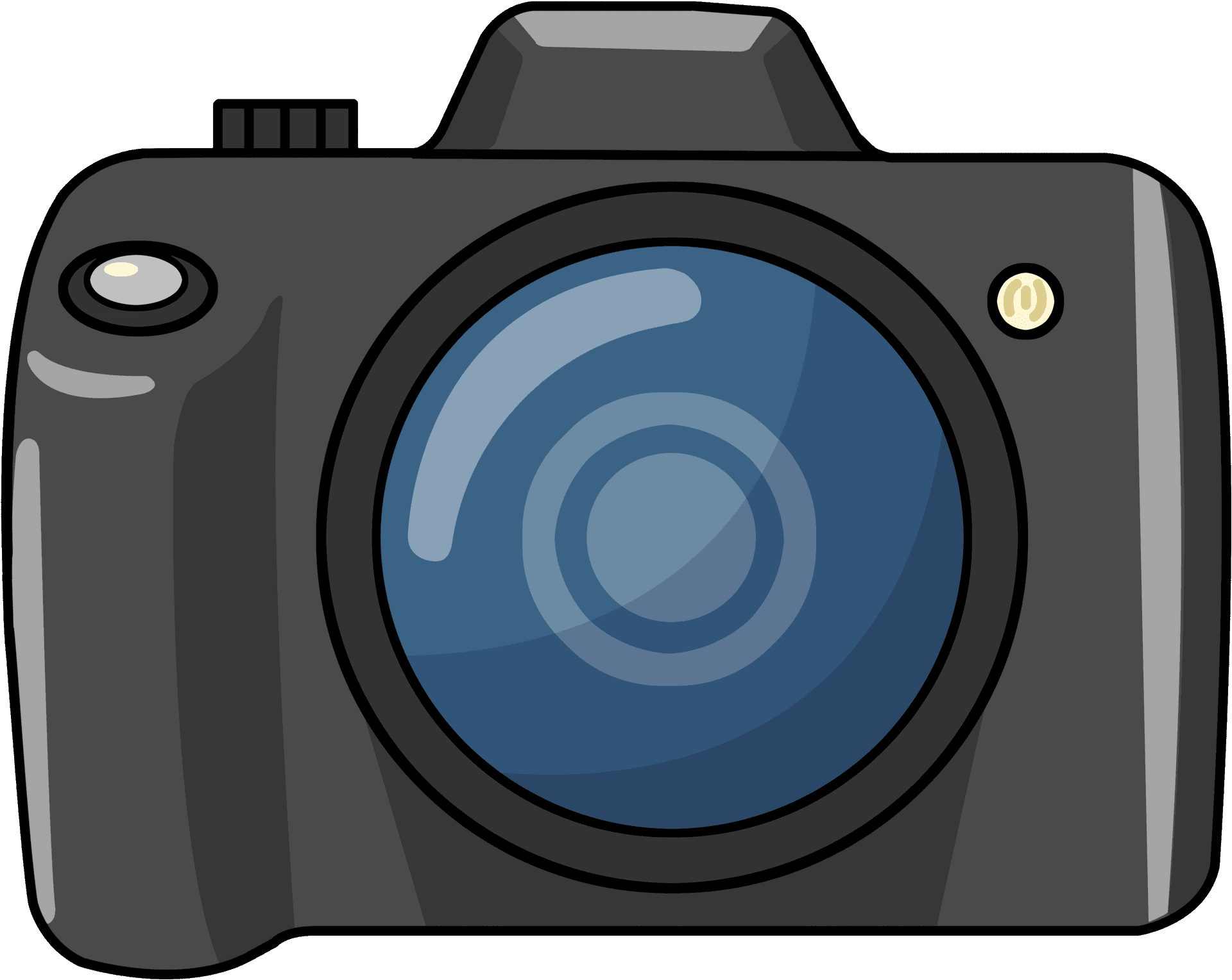 Digital Camera Illustration PNG Image