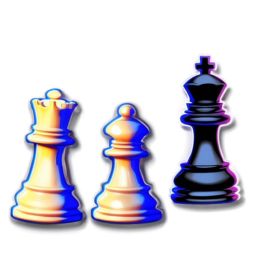 Digital Chess Pieces Graphic Png 05252024 PNG Image