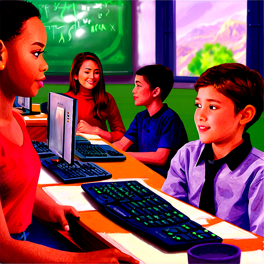 Digital Classroom Png 89 PNG Image