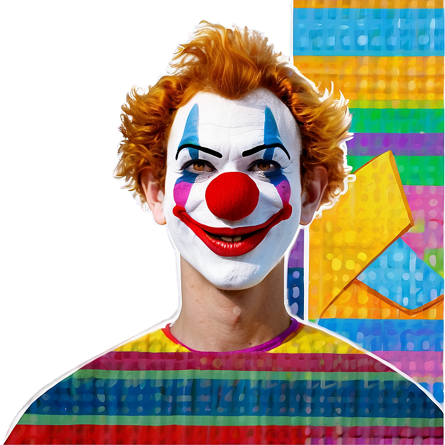 Digital Clown Artwork Png Xrv PNG Image