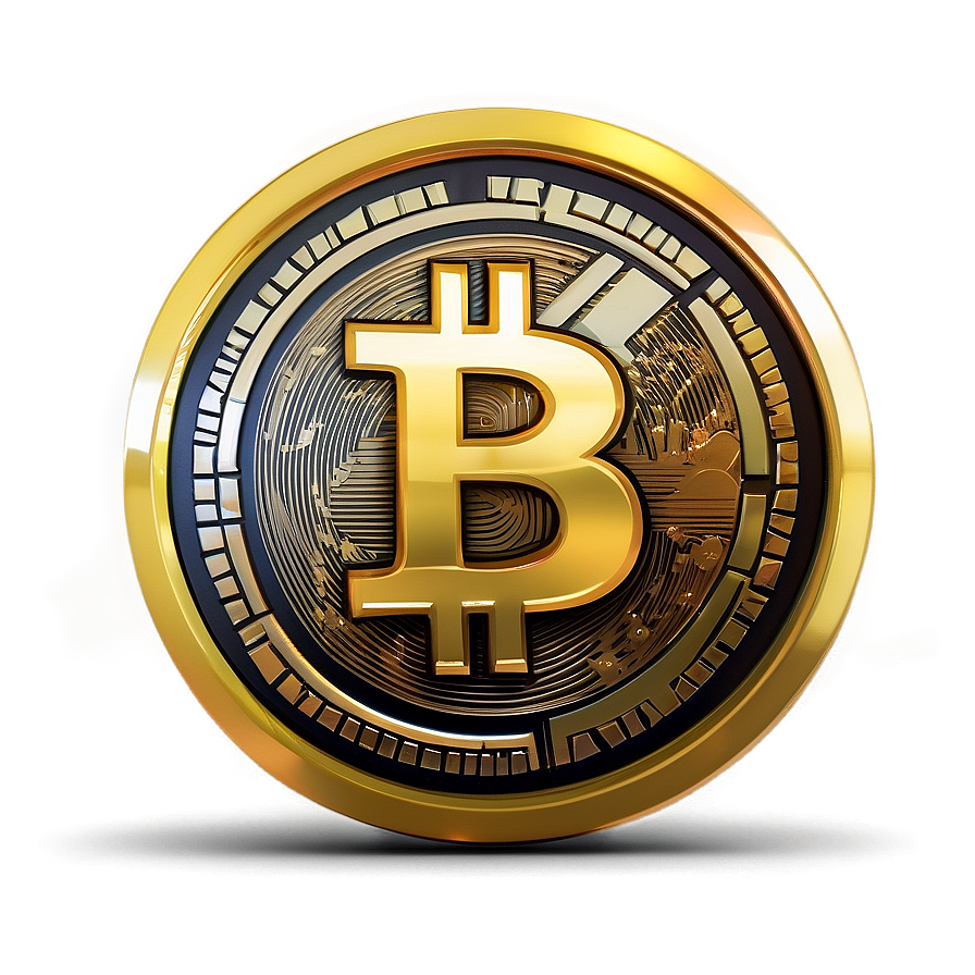 Digital Crypto Coin Png 9 PNG Image