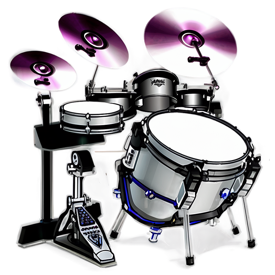 Digital Drum Kit Png Xpj18 PNG Image