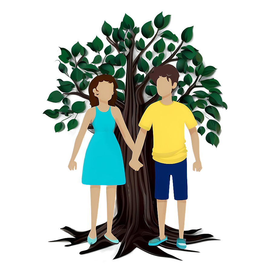 Digital Family Reunion Tree Artwork Png 06212024 PNG Image