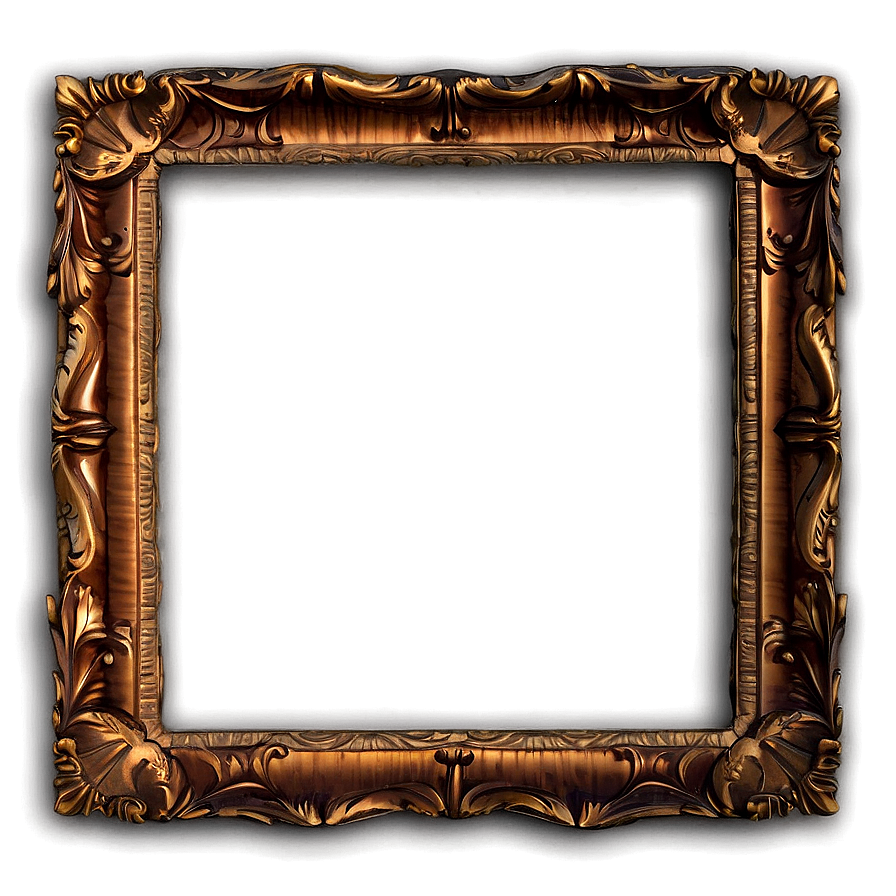 Digital Fancy Frame Png 5 PNG Image