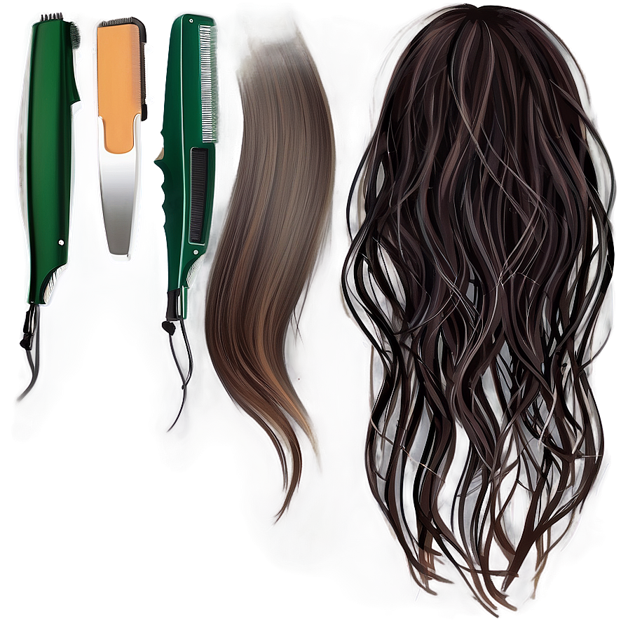 Digital Hair Clipart Png 06282024 PNG Image