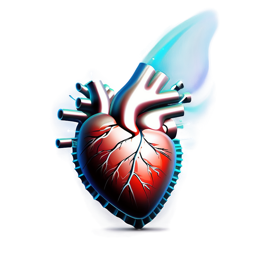 Digital Heart Vector Png Ayx PNG Image