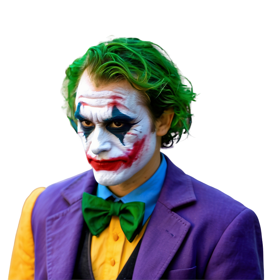 Digital Joker Makeup Png Yaw PNG Image